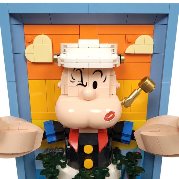 Pantasy Popeye The Sailor 3D Portrait Set 8" 99% Complete Missing Box EUC - Picture 9 of 10